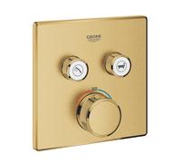 miscelatore termostatico Grohe Grohtherm SmartControl per doccia a 2 vie, finitura oro spazzolato - 29124GN0