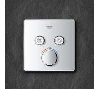 miscelatore termostatico Grohe Grohtherm SmartControl per doccia a 2 vie, finitura cromo - 29124000