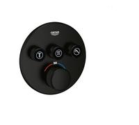 Grohe Grohtherm SmartControl rubinetto per vasca e doccia da incasso con termostato nero 291212430