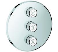 Grohe Grohtherm SmartControl valvola da incasso a 3 vie, rosetta da parete ro...
