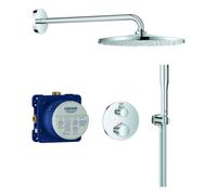 GROHE Grohtherm Système de douche, set complet avec mitigeur de douche encastré avec inverseur 2 voies, corps d'encastrement encastré, Rainshower Mono 310, 34869000, 34869000