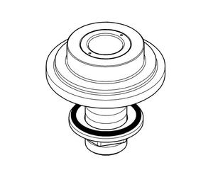 Grohe guida per tubo flessbiile 47668 per doccetta Atrio combinazione vasca 3 e 4 fori cromo, 47668000, Universal cromo [Rubinetteria Bagno > Accessori di Montaggio per Rubinetteria Bagno]