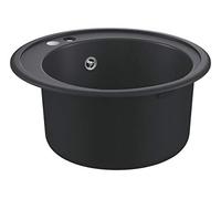 Grohe K200 Lavello in Materiale Composito, Vasca Singola, Granite Black, 38 cm x 20 cm