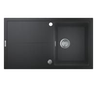 Grohe K400 lavello da cucina, 31640AP0, K400 K400 granito nero [Lavelli da Cucina > per Base Sottolavello a partire da 50 cm]