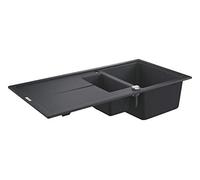 GROHE - Lavello K400 con gocciolatoio 100 x 50 cm - quarzo composito - granite black - 31642AP0 - RICHIEDERE PREVENTIVO