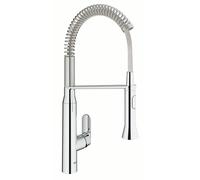 Grohe K7 miscelatore monocomando per lavello cucina con doccetta professionale, finitura cromo - 31379000