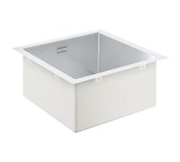 Lavello Inox K700 31578sd1 - Incasso - 1 Vasca - Senza Gocciolatoio - 46,4x46,4 Cm - Acciaio Inox