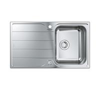 Grohe Lavello a una vasca con gocciolatoio reversibile 31571SD1 finitura acciaio inox da 86x50 cm