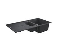 Grohe Lavello a una vasca con vaschetta e gocciolatoio reversibile 31642AP0 finitura granite black da 100x50 cm
