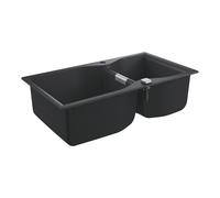 Grohe Lavello due vasche 31658AP0 finitura granite black da 90x50 cm