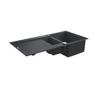 Grohe Lavello una vasca con vaschetta e gocciolatoio reversibile 31646AP0 finitura granite black da 100x50 cm