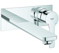 Grohe Mélangeur lavabo linéaire 2 trous, montage mural, saillie 215mm, 23444001, 23444001, Colorazione: cromo