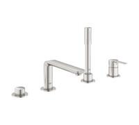 Grohe Lineare, combiné monotrou/bain, saillie 212mm, 19577DC1, 19577DC1, Colorazione: super acciaio