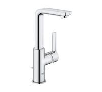 Grohe Lineare miscelatore monocomando per lavabo taglia L con bocca orientabile, finitura cromo - 23296001
