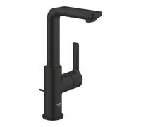 Grohe Lineare miscelatore monocomando per lavabo taglia L con bocca orientabile, nero opaco - 232962431