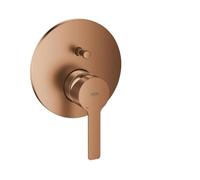GROHE Lineare Miscelatore Vasca a Incasso con Deviatore 2 Vie, Oro Rosa Spazzolato, 24064DL1