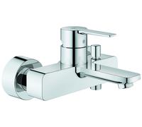 Grohe Lineare Mitigeur monocommandé pour bain, montage mural, saillie 184mm, 33849001, 33849001, Colorazione: cromo