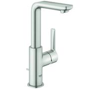 Grohe Lineare Mitigeur monocommandé pour lavabo, L-Size, vidage à tirette, orientable, saillie 113mm, 23296DC1, 23296DC1, Colorazione: super acciaio