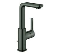 Grohe Lineare Mitigeur monocommandé pour lavabo, L-Size, vidage à tirette, orientable, saillie 113mm, 23296AL1, 23296AL1, Colorazione: grafite dura spazzolata