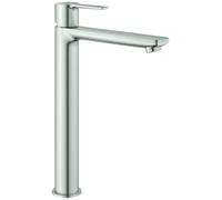 Grohe Lineare Mitigeur monocommandé pour lavabo, XL-Size, pour vasque à poser au sol, sans vidage, saillie 181mm, 23405DC1, 23405DC1, Colorazione: super acciaio