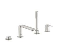 Grohe Lineare rubinetto per vasca e doccia bordo vasca SuperSteel 19577DC1