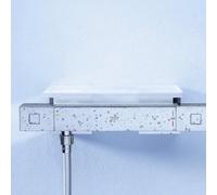 Grohe mensola 18700000 Grohtherm Cube bianco daVinci satinato [Rubinetteria Bagno > Accessori di Montaggio per Rubinetteria Bagno]