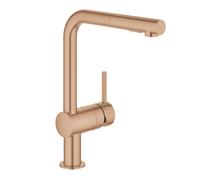 Grohe 30274DL0 Miscelatore cucina con doccetta - oro rosa spazzolato