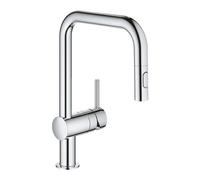 Grohe Minta miscelatore monocomando per lavello con doccino estraibile, colore cromo lucido - 32322002