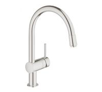 Grohe Minta miscelatore monocomando per lavello cucina con erogazione estraibile, supersteel - 32918DC0
