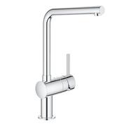 miscelatore lavello cucina Grohe Minta con bocca alta girevole, finitura cromo - 31375000