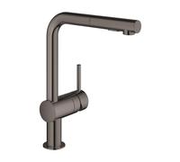 Grohe Minta rubinetto da cucina, estraibile, orientabile, 30274A00, Minta hard graphite [Rubinetteria da Cucina > Rubinetti da Cucina]