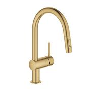 Grohe Minta rubinetto da cucina, estraibile, orientabile, 32321GN2, Minta cool sunrise spazzolato [Rubinetteria da Cucina > Rubinetti da Cucina]