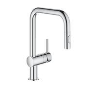 Grohe Minta rubinetto da cucina, estraibile, orientabile, 32322002, Minta cromo [Rubinetteria da Cucina > Rubinetti da Cucina]