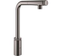 Grohe Minta SmartControl miscelatore per lavello cucina con doccino estraibile, grafite lucido - 31613A00