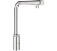 Grohe Minta SmartControl - Miscelatore da lavello con erogatore estraibile, SmartControl, supersteel 31613DC0