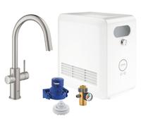 Grohe Miscelatore Blue Professional monocomando 31325DC2 finitura super steeel