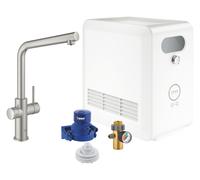 Grohe Miscelatore Blue Professional monocomando 31347DC3 finitura super steeel