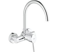 GROHE Concetto Mitigeur monocommandé pour évier, montage mural, saillie 280mm, orientable, 32667001, 32667001