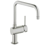 Grohe Minta miscelatore monocomando per lavello cucina con bocca alta girevole, supersteel - 32488DC0