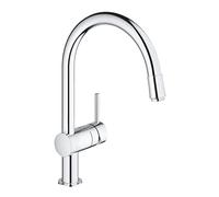 Grohe Minta miscelatore monocomando per lavello cucina con erogazione estraibile, cromo - 32918000