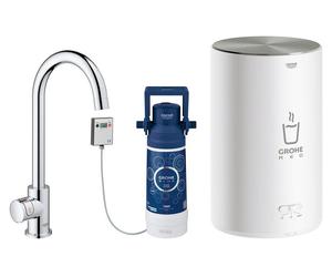 Grohe Miscelatore e boiler taglia M Red Mono 30085001 finitura cromo