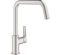 Grohe MISCELATORE LAVELLO QUICKFIX START 30470DC0 BOCCA ALTA A SQUADRA CARTUCCIA ø 28 mm