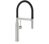 Grohe Essence - Miscelatore per lavello con braccio flessibile, supersteel 30294DC0