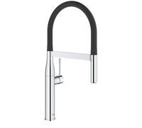 Grohe Essence miscelatore cucina con doccetta professionale a 2 getti, finitura cromo-nero - 30294000