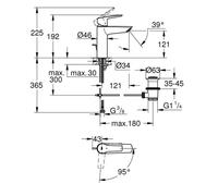 Grohe - Mixer Lavabo Monocommande - Size M