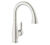 GROHE Parkfield, rubinetto da cucina con una sola mano, DN 15, supersteel | 30215DC1, acciaio