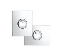Grohe placca 2 pulsanti serie skate 38862 cromo.