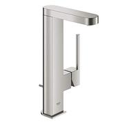 Grohe Plus 23851DC3 - Rubinetto per lavabo, con limitatore di temperatura, montaggio monoforo, super steel,