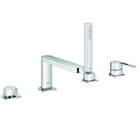 Combinazione vasca da bagno monocomando a 4 fori GROHE Plus, con doccetta Euphoria Cube, 2 utenze, colorazione: cromo