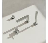 Grohe Plus Miscelatore monocomando bordo vasca a 4 fori Cromo spazzolato, 29307D